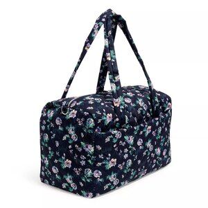 Vera Bradley Large Travel Duffel Bag - Navy Garden